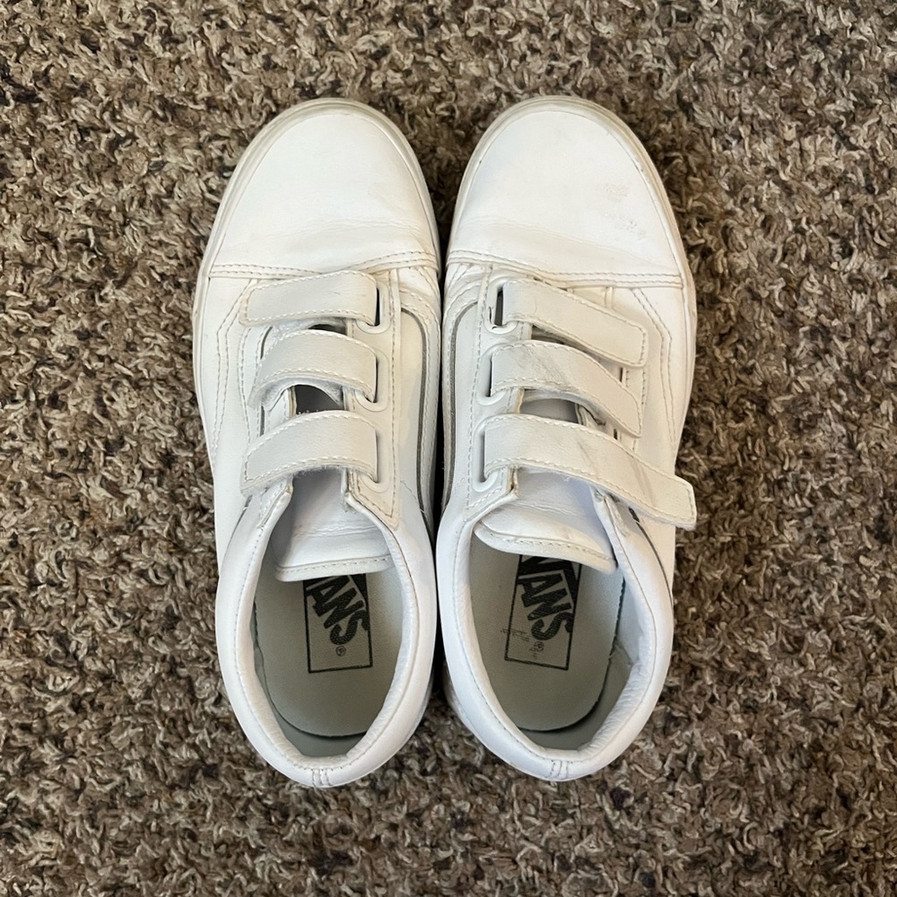 Vans Triple Strap White Sneakers
